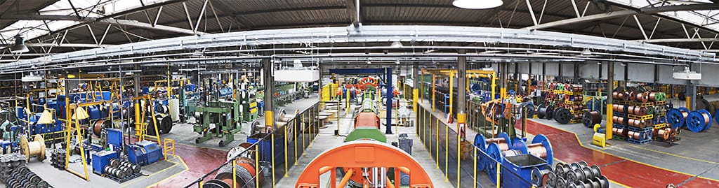 Manufacturing in UK Continuous investment in the UK cable manufacturer factory