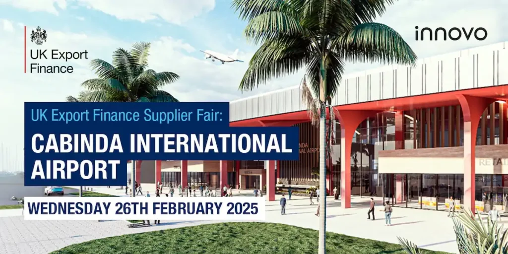 February 26, 2025, Tratos Ltd’s CEO, Prof Maurizio Bragagni participated in the UKEF Supplier Fair. UK Export Finance (UKEF) is the UK’s export credit agency - Cabinda International Airport -